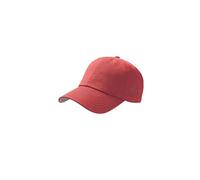 - Casquette 6 panneaux ACTION - Mixte (Taille unique) (Rouge) - UTAB165