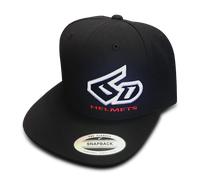 §Casquette 6D Flexfit Helmets Logo Noire§