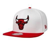 New Era Casquette 9Fifty Snapback – Chicago Bulls NBA – White Crown Patches – M/L
