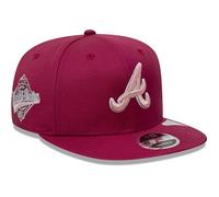 Casquette 9FIFTY - NEW ERA - Atlanta Braves - Rouge - Ajustable - 100% coton S/M