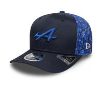 Casquette 9fifty Stretch Snap Alpine Racing All Over Print Bleu Marine