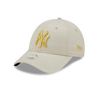 New Era Casquette 9FORTY® New York Yankees – logo métallique – blanc