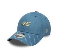 Casquette 9forty M-Crown Adjustable Vr46 Denim Bleu, Moto Gp