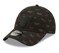 Casquette 9FORTY - NEW ERA - Chicago Bulls - Monogram Noir - Taille unique - 100% Coton