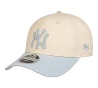 Casquette 9Forty Side Script Yankees by New Era blanc crème One Size
