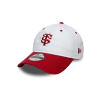 New Era Casquette 9TWENTY Adjustable Stade Toulousain Contrast Visor Blanc