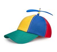 Casquette à Hélice, Casquette d'hélicoptère colorée, Classique Drôle Casquette de Baseball, Convient pour Thème du Carnaval, pour Adultes et Enfants, Taille Réglable (56-60cm)