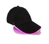 Casquette à LED Einsgut Basecap avec lumière pour festivals, clubs, Hip Hop Techno Party - Taille réglable - Casquette lumineuse pour le camping en plein air, unisexe pour homme et femme Pulver Licht