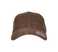Casquette Ã profil bas en velours cÃŽtelÃ© Flexfit Orange TU