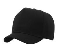 Casquette à visière Courte for Adulte, Cyclisme, pêche, Casquette surdimensionnée for Homme et Femme pour Sport,Extérieur(Black,60-65cm)