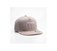 Casquette à visière en tissu beige Prime Snapback Diablo Chairs, taille M/L M/L