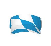 Casquette à visière Pare-Soleil Adulte Drapeau Bavarois, Absorption de la Transpiration, adaptée aux Quatre Saisons et à Divers Sports, Noir