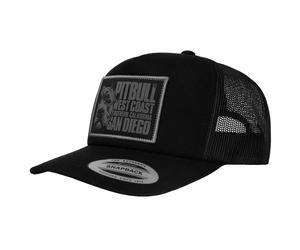 Casquette à visière Pitbull Snapback Trucker Blood Dog - Black universel