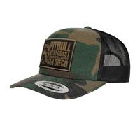 Casquette à visière Pitbull Snapback Trucker Blood Dog - Woodland Camo universel