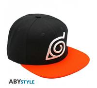 Casquette - ABYstyle - Naruto Shippuden - Noir & Orange - Polyester - Taille réglable