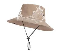 Casquette Adventure Safari - Support contre les rayonnements UV, bord de protection de 8 cm de large, cordon de serrage réglable de 58 cm, étui pour accessoires en fibre, équipement de voyage | pour l
