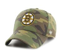 Casquette Ajustable - 47 Brand - GROVE Boston Bruins - Camo Bois - 100% Coton - Sportswear