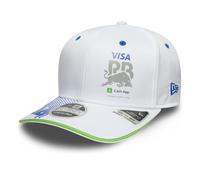 Casquette ajustable 9SEVENTY blanche extensible Racing Bulls Team Visa Cash App