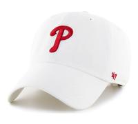 Casquette ajustable avec logo principal de l' quipe MLB, couleur blanche, taille unique, pour adulte - Philadelphia Phillies, blanc
