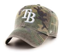 Casquette ajustable camouflage unisexe MLB '47 Clean Up, taille unique (US Alpha One Size Tampa Bay Rays)