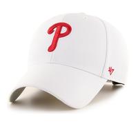 Casquette ajustable MLB blanche avec logo principal, couleur de l' quipe, taille unique pour adulte - Philadelphia Phillies, blanc
