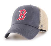 Casquette ajustable MLB Flagship Wash Mesh MVP pour adulte, taille unique (Boston Red Sox, taille unique, bleu marine vintage)