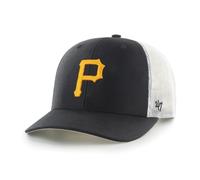 Casquette ajustable Snapback Trucker MLB '47 pour adulte, taille unique - Pirates de Pittsburgh, noir