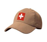 Casquette Ajustable Unisexe Velours Suisse Militaire - Anti-UV Conduite/Randonnée