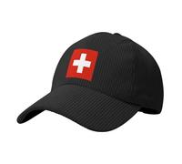 Casquette Ajustable Unisexe Velours Suisse Militaire - Anti-UV Conduite/Randonnée
