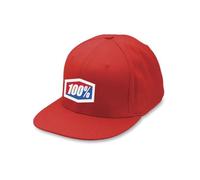 Casquette ajustée Flexfit 100 Percent Essential - Flexfit - Rouge - Adulte - Homme L/XL