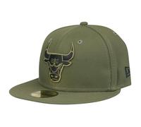 Casquette ajustée NBA Chicago Bulls olive - NEW ERA - 59Fifty - Homme - Sportswear 7 1/8