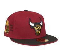 Casquette ajustée New Era 59Fifty - CHAMPIONS Chicago Bulls rouge - Homme 7 1/8