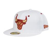 Casquette ajustée New Era 59Fifty - Chicago Bulls - Blanc - Homme - 100% Polyester - Sportswear 6 7/8