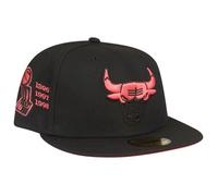Casquette ajustée - New Era - 59Fifty - Chicago Bulls - Noir - 100% Polyester - Homme 7 1/8