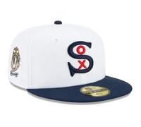 Casquette ajustée New Era 59Fifty - Chicago White Sox - Blanc - Homme 7 1/8