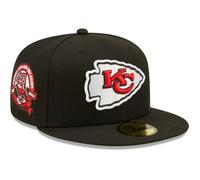 Casquette ajustée - NEW ERA - 59Fifty - Kansas City Chiefs - Noir - 100% polyester 7 5/8