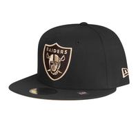 Casquette ajustée - New Era - 59Fifty - Las Vegas Raiders - Noir - Khaki - 100% Polyester 7 1/8