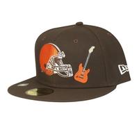 Casquette ajustée - New Era - 59Fifty - NFL CITY Cleveland Browns - Brun - Blanc - Sportswear 6 7/8