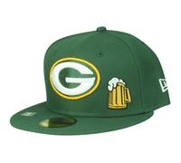 Casquette ajustée New Era 59Fifty - NFL CITY Green Bay Packers - Celtique vert - Blanc - Homme - Sportswear 6 7/8