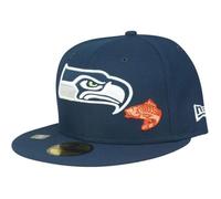 Casquette ajustée - New Era - 59Fifty - NFL CITY - Seattle Seahawks - Marine - Homme 7 1/8
