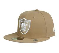 Casquette ajustée - New Era - 59Fifty - NFL Las Vegas Raiders - Blanc et brun - 100% Polyester 7 7/8