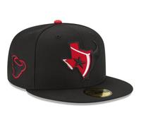 Casquette ajustée New Era 59Fifty - STATE LOGO NFL Teams - Houston Texans - Noir - Homme - Sportswear 7 1/4