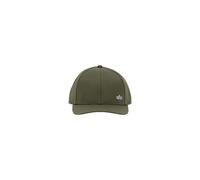 Alpha Industries Casquette de baseball Metal Label Cap – Vert olive foncé