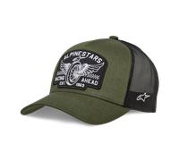Alpinestars Casquette Trucker Heritage Patch Homme Vert militaire / Noir