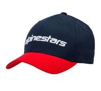 casquette alpinestars linear bleu / rouge S / M