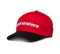 §Casquette Alpinestars Linear Rouge-Noir-Blanc§