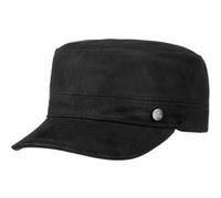 Casquette Army en Cuir Cubano by Lierys noir 55 cm