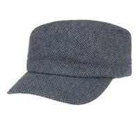Casquette Army Herringbone by Lipodo noir-bleu One Size