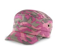 Result - Casquette Army Camo Urban Cap RC59- Mixte Adulte - Coloris Rose Camouflage
