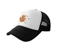 Casquette arrière en maille pour hommes et femmes - Casquette de baseball d'été avec imprimé animal de la ferme et de la poule, Noir, taille unique